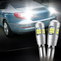 2pcs H6W BAX9S 64132 LED Reverse Backup Signal Lights Blubs Canbus Error Free For Volkswagen VW Passat CC B6 357 2008-2012