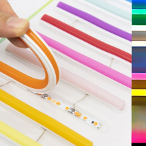 6mm 8mm 12mm S Bendable Separate Flexible Silicone Neon 3528SMD Led Strip 12V For LED Neon Sign Waterproof IP67