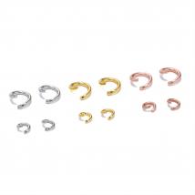 100Pcs Stainless Steel Open Circle Jump Rings Split Rings Connectors Bracelet Earring Pendant DIY Making Jewelry Accessories