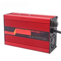 36V 3A Lead acid Battery Smart Charger Usd For 36V Lead Acid AGM GEL VRLA OPZV Battery pack Charge Red Aluminum shell With fan