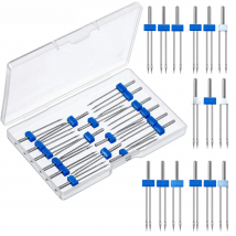 3-9Pcs Sewing Machine Twin Needles Size 2.0/90 3.0/90 4.0/90 Double Twin Needle Twin Stretch Needles for Home Sewing Machine