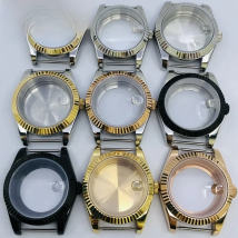 Miuksi 36mm/40mm watch case sapphire crystal fit NH35 NH36 NH34 ETA2824 2836 PT5000 Mingzhu DG2813 3804 Miyota8215 movement