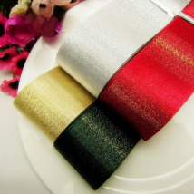 14921107,10 yards/roll 38mm golden silk ribbon christmas party wedding favor craft decoration,Gift packaging materials