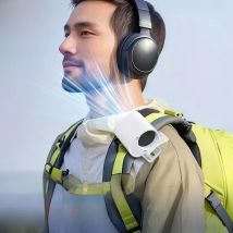 Eary 1800mAh Portable Waist Fan Clip on Wearable Belt Personal Fan with 100 Speed Neck Hands-Free Cooling for Outdoor Travel Fan