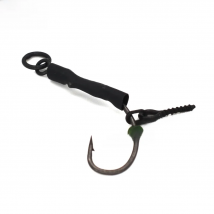 MNFT 4set Carp Fishing 4# 6# 8# Barbed & Barbless Hooks Rigs Set Bait Screw Looped Terminal Tackle Pop Ups Tied Ronnie Rigs Set