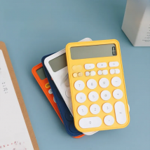 Simple Candy Color Handheld Calculator Student Learning Assistant Calculator Accounting Female Special Mini Portable Computer