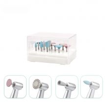 12Pcs/box Dental RA Rubber Resin Polishing Wheel Composite Resin Grinding and Polishing Set Spiral Polishing Wheel Dentist Tool