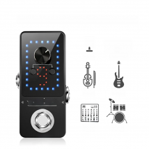 Lekato Looper Guitar Pedal Electric Bass Guitar Parts and Accessories Tuning Acoustic Chorus Booster Delay Overdrive Reverb