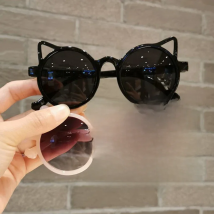 Girls Boys Cute Animal Cartoon Ears Sunglasses Outdoor Sun Protection Children Lovely Vintage Sunglasses Protection Classic Kids