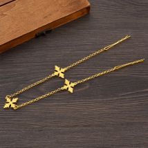 Gold Color Ethiopian Classic Jewelry Head Chain Dubai Wedding Bride Gifts #061