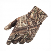 Bionic Camouflage Quick-Dry Elastic Hunting Gloves Touch Screen Breathable Full Finger Sun Protection Shooting Cycling Gloves