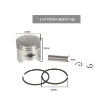 260 Piston Assembly Piston Ring Pin Assembly Suitable For 26cc 34F Lawn Mower Cylinder Parts