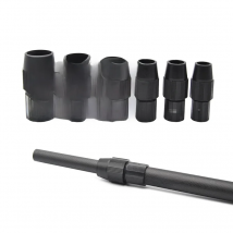 Plastic Telescopic Tube Connector Dip Net Pole Telescoping Pipe Twist Clamp Fixed Lock for DIY  CFK,Carbon Fiber Tube