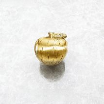 Bead Apple Gold Color 925 Sterling Silver Charms Europe Jewelry Accessories Gift For Women