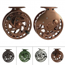 Aventik CNC Machined Cut Center-Pin Floating Fly Fishing Floating Reel High Feet Salmon Steelhead Fly Reels Super Light Reel NEW