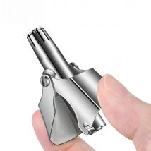 LISI Nose Hair Trimmer for Men Stainless Steel Manual Shaver Suitable for Nose Hair Razor Washable Portable Ear Hair Trimmer
