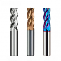 Milling Cutter Alloy Coating Tungsten Steel Tool Cnc Maching 4 Blade Roughing Endmills SHAZAM HRC55 Milling Cutter For Metal