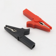 Sale 2PCS Battery Test Clip 55MM HV Alligator Clip For Banana Plug 4mm Multimeter Pen Cable Probes Crocodile Clip