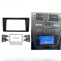 Double 2 Din Fascia For FORD Mondeo 2002-2006 CD Facia Stereo Player Panel Dash Mount Install Trim Kit Refit Frame Bezel