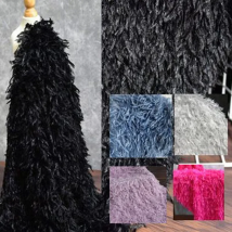 Fancy Faux Fur Feather Fabric 92x160cm Fashionable Feather Fabric Suitable For Clothing Dress Apparel Home Decoration