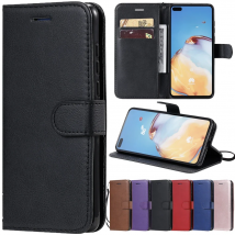 Leather Flip Wallet Case For Huawei P40 Lite E P30 Pro P20 P10 Y5P Y6P Y7P P Smart 2020 2021 Honor 9 10 Lite 8S 8A Y5 2019 Cover