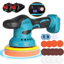 Lucidatrici per auto Lucidatrice automobilistica wireless Strumento per cera 6 marce Ceretta elettrica Riparazione Levigatrice Accessori per auto