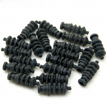 AXSPEED 1/5/10Pcs L37mm Rubber Bellows Radio Box Seals Waterproof Push Rod for RC Boat Servo Push Rod Seal To Rudder Accessories