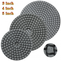 125mm 100mm 80mm Diamond Polishing Pad 3/4/5" Flexible Sanding Disc Wet Grinding Buff Tool for Tile Marble Granite Concrete