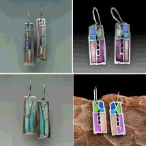 Vintage Mix Color Dangle Earring for Women Bohemian Tribal Hollow Out Metal Floral Long Earrings Pendientes Jewelry