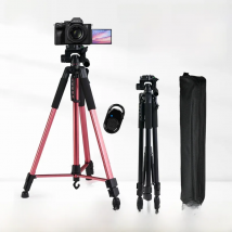 180cm Camera Tripod for Phone ​with Carry Bag Photography Mobile Phone Tripod with Bluetooth Remote for Video/DSLR/Canon