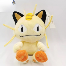 25cm Original Plush Toy Cute Meowth Soft Kawaii Cute Best Gifts for Anime Cartoon Plush Doll Figure Toy for Kids Birthday Gift