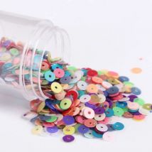 10g/pack 4mm Flat Round Matting Sequin Pvc Dull Polish Sequins Paillettes Sewing Wedding Craft Women Garments Accessories