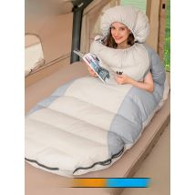 Lohascamping Stretchable Down Sleeping bag Machine washable Ultralight 3 Season Sleeping Bag home Traveling Camping sleeping bag