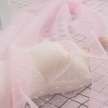 Lace Mesh Dot Jacquard Fabric Tulle Fabric For Dress And Mosquito Net Patchwork Needlework Diy Material  TJ0308