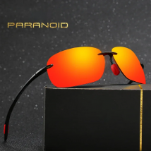 PARANOID Vintage UV400 Protection Sunglasses Men's Sun Glasses For Men Driving Black Goggles Oculos Male 8 Colors Model 8511