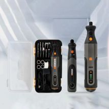 Worx 8V Rotary WX750 WX106 Cordless Mini Drill Engraving Grinding Polishing Machine USB Charger Variable Speed Power Tools Bits