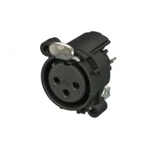Switzerland NEUTRIK NC3FAV1 three-core XLR female Audio connector XLR PCB Cannon welding XLR base