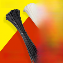 Nylon Cable Ties Self Locking Plastic Loop Wire Black 3x200 5x300MM Wrap Strap Zip Organiser Fasten Tension Belt 100PCS