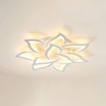 LED Ceiling Lamp,60W Flower Shaped Design 10 Heads Modern Ceiling Light for Bedroom Kitchen Children's Room
