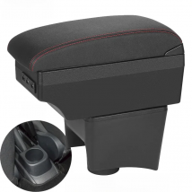 For Volkswagen POLO Armrest new For VW POLO Mk5 6R Vento Car Armrest box Interior Parts Storage Box Car Accessories 2012-2018USB