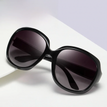 Brand Design Elegant Oversized Polarized Sunglasses Women Fashion Big Round Sun Glasses Ladies Vintage Outdoor Anti Glare Shades