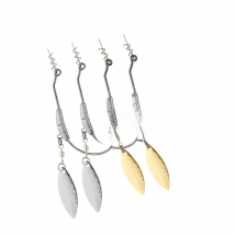 JOHNCOO 2-9g Crank Offset Fishing Hook 8pcs Jig Head Fishhook For Soft Worm Lure Barbed Fishing Hooks