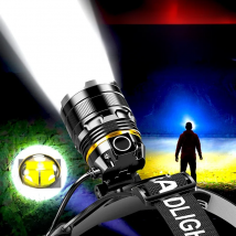1000000LM LED Headlamp Sensor XHP90.2 Headlight with Built-in Battery Flashlight USB Rechargeable Head Lamp Torch Light Lantern