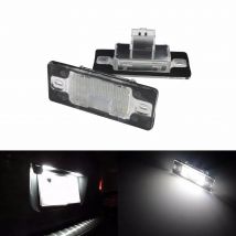 ANGRONG 2x Canbus LED License Number Plate Light(CA204) For Audi TT / TTS 8J 07-10  VW Golf Tiguan Passat Porsche Cayenne