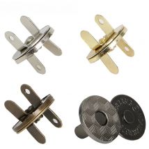 10 Pcs/Pack 10-18mm Thin Magnetic Buttons Bags Magnet Automatic Adsorption Buckle Metal Buttons Snaps Wallet buttons