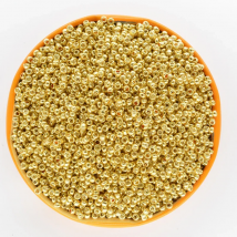 Gold Color  Bugle Czech Glass Seed Spacer Beads 1000pcs/lot Austria Crystal Long Tube Beads For Jewelry Making DIY