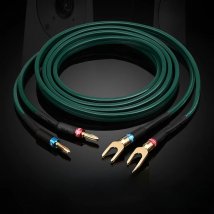 One piece ATAUDIO HiFi audio speaker cable high quality Pure copper speaker wire with banana plug Y plug