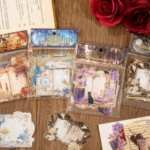 6pcs/lot Memo Pads Material Paper  dreaming with clouds Junk Journal Scrapbooking paper Background Decoration stationery