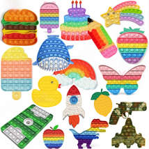 Animal Fidget Toys for Children Adults Kawaii Trend Figet Toy Kids Fun Push Bubble down Antistress toy Girls Boys Birthday Gift