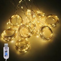 3M LED Curtain Lights with USB Remote Control Fairy Garland Lamp for Wedding Birthday New Year Party Decor Holiday Gift